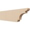 Ekena Millwork 2in. W x 6in. H x 20in. L New Brighton Woodgrain TimberThane Rafter Tail, Primed Tan RFTUR02X06X20NEBRCPR - alternate 1
